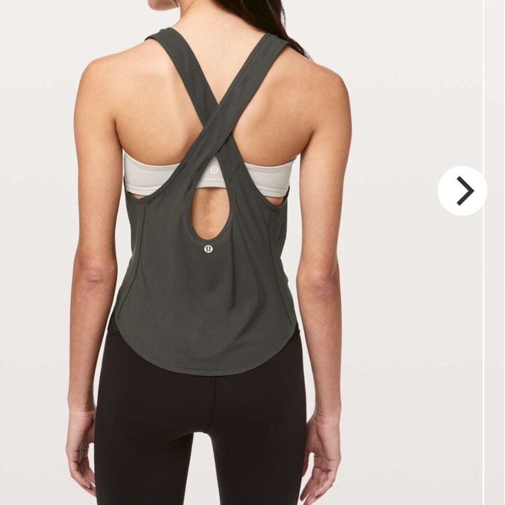 Lululemon - Call It a Tie Tank - Garnet Red Crop Top - Size 6 or 8